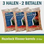 Hozelock Visvoer korrels 15 liter (3 halen - 2 betalen)