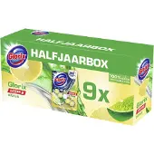 Glorix toiletblok Power 5 Citroen 55 gram (9 stuks)