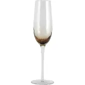 Nordal Garo champagne glazen bruin - set van 8 stuks