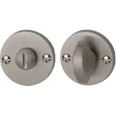 Hardbrass Tonda toilet-/badkamersluiting 8mm - mat nikkel