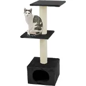 Flamingo - Scratching Tree Charbonel - Black & Cream - 47 x 35 x 103 cm