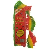 Partyxplosion Draaiguirlande Limburg (Rood, geel en groen, 24 meter)