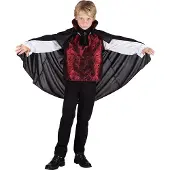 Boland verkleedpak Vampire King jongens zwart jaar