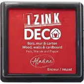 Aladine inktkussen rood XL voor knutselen en decoratie - 8x8 cm.
