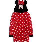 Disney Minnie Mouse - Meisjes Sweatshirt / badjas / hooded deken, Snuddie / 104-116