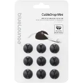 Bluelounge CableDrop Mini Câble de Fixation/Maintien pour Universel Noir