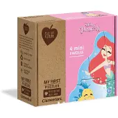 Clementoni mini legpuzzels Princess meisjes karton roze 4 delig