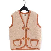 Alwero Meisjes Blazers Bodywarmeralphen Junior - Beige - Maat 104