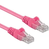 ACT CAT6A UTP, 5 meter, Cat6a, RJ-45 connector, RJ-45 connector, roze