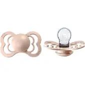 BIBS - Fopspeen Supreme Silicone - Blush / T1/0-6M