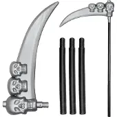 Boland - Zeis Schedel - Kinderen en volwassenen - Unisex - Magere Hein - Halloween accessoire decoratie - Horror