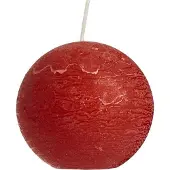 Spaas Bolkaars rustiek - Ø 8 cm rood