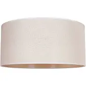 Duolla Lampenkap Roller, beige, Ø 50 cm, hoogte 24 cm Roller, Textiel / Stof / Zijde