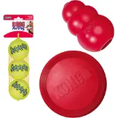 Kong Flyer Frisbee - Hondenspeelgoed - Rood - Ø25 cm