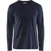 Blakläder T-Shirt lange mouw 35001042 | Donker marineblauw | Maat M - 7330509596593