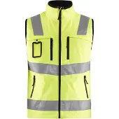 Blakläder 3049-2517 Softshell vest High Vis High Vis Geel maat M heren