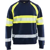 Blakläder 3359-1158 Sweater High Vis Marine/High Vis Geel maat XXXL heren