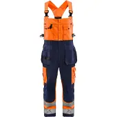 Blakläder Bretelbroek High-Vis 26031860 | High-Vis Oranje/Marineblauw | Maat 56 - 7330509377390