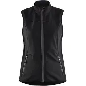 Blakläder Dames softshell bodywarmer 38512516 | Zwart/Donkergrijs | Maat XL - 7330509647851