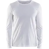 Blakläder 3500-1042 T-shirt lange mouw Wit maat XXL heren