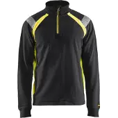 Blakläder 3432 Sweatshirt met halve rits Visible