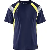 Blakläder 3332-1030 T-shirt Visible Marine/High Vis Geel maat 4XL heren