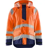 Blakläder 4327-2005 Regenjas High Vis LEVEL 3 High Vis Oranje/Marineblauw maat M heren