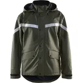 Blakläder Regenjas LEVEL 2 43052003 | Army Groen | Maat L - 7330509569016