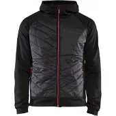 Blakläder 3463-2526 Hybride sweater Zwart/Rood maat XXXL heren