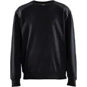 Blakläder 3580-1158 Sweatshirt bi-colour Zwart/Medium grijs maat 4XL heren