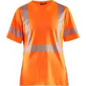 Blakläder 3336-1013 Dames T-shirt High Vis High Vis Oranje maat XXXL dames