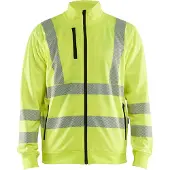 Blakläder High-Vis Sweatshirt met rits 35632538 | High-Vis Geel | Maat L - 7330509832189