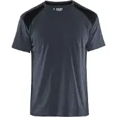 Blakläder T-Shirt bicolour 33791042 | Donkergrijs/Zwart | Maat 4XL - 7330509604489