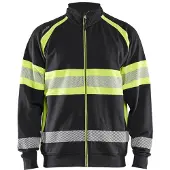 Blakläder High-Vis sweater 35511158 | Zwart/High-Vis Geel | Maat XS - 7330509838808