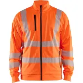 Blakläder High-Vis Sweatshirt met rits 35632538 | High-Vis Oranje | Maat XL - 7330509832295