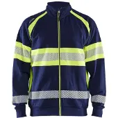 Blakläder High-Vis sweater 35511158 | Marine/High-Vis Geel | Maat L - 7330509838600