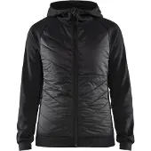 Blakläder 3464-2526 Dames hybride sweater Zwart/Donkergrijs maat S dames
