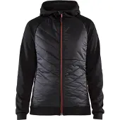 Blakläder 3464-2526 Dames hybride sweater Zwart/Rood maat XL dames