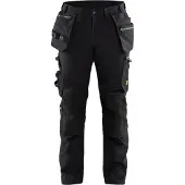 Blakläder Werkbroek met stretch 17901370 | Zwart/Zwart | Maat C56 - 7330509868553