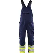 Blakläder High-Vis bretelbroek 26621800 | Marine/High-Vis Geel | Maat 60 - 7330509727317