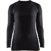 Blakläder 7202-1707 Dames onderkledingset LIGHT Zwart/Korenblauw maat XL dames