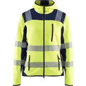 Blakläder 4967-2120 Dames gebreid vest High Vis High Vis Geel/Marineblauw maat XL dames