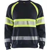Blakläder Multinorm Sweatshirt 34591762 | Marine/High-Vis Geel | Maat XS - 7330509726044