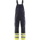 Blakläder 2888-1512 Bretelbroek Multinorm Inherent Klasse 1 Marine/High Vis Geel maat C50 heren