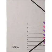 Pagna Sorteermap Easy - A4 - 7 tabs - paars lila