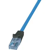 Logilink Premium Patchkabel, Kat.6A, U/UTP, blau, 2,0 m ungeschirmt, starre Kupferadern, geeignet für 10G/...
