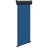 vidaXL Balkonscherm 65x250 cm blauw