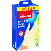 Vileda Wegwerp Handschoenen Multi Latex (80+20 stuks)