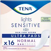 Tena 3x Sensitive Lights Ultra Pads Normal 16 Stuks