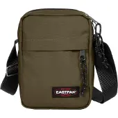 Eastpak Schoudertas 'The One' olijfgroen / rood / zwart / wit
